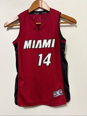Miami Heat Tyler Herro #14 Youth Small Red NBA Fanatics Basketball Jersey
